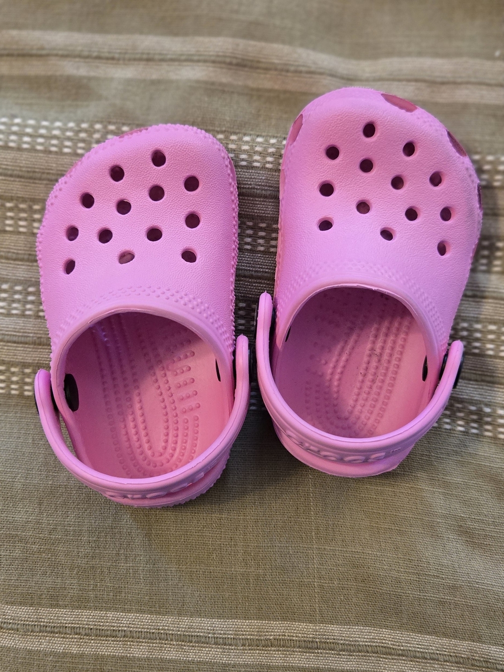 Pink Newborn Crocs